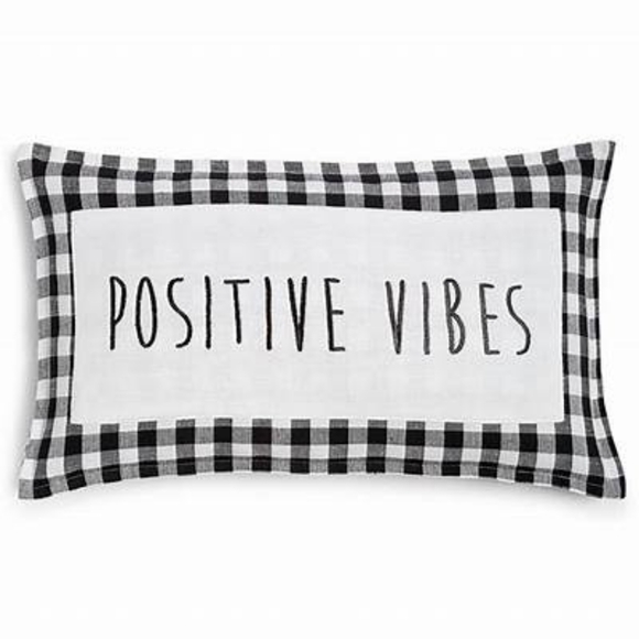 Lacourte Positive Vibes 14″ X 24″ Decorative Pillow - Picture 1 of 2